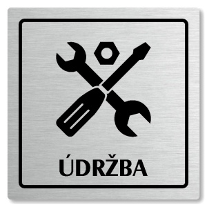 Údržba, 80x80mm, stříbrná, Arizona